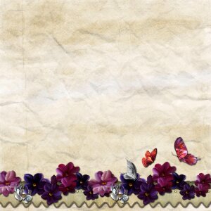 Beige crumpled flower. Free illustration for personal and commercial use.