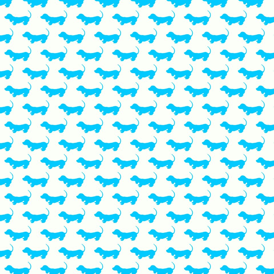 Dog blue animal. Free illustration for personal and commercial use.