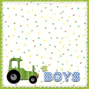 Boy kids farm. Free illustration for personal and commercial use.