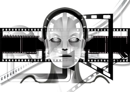 Robot movies robot movie. Free illustration for personal and commercial use.
