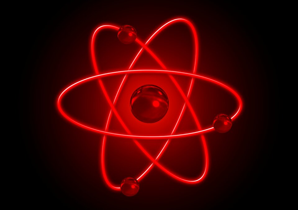 Nuclear power atomic nucleus nuclear. Free illustration for personal and commercial use.