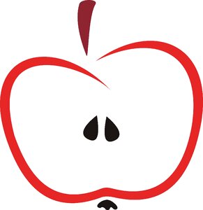 Apple red Free illustrations. Free illustration for personal and commercial use.