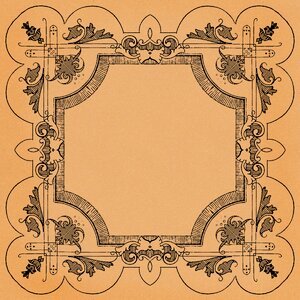 Retro ornate old-fashioned. Free illustration for personal and commercial use.