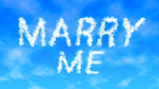 Text marry me. Free illustration for personal and commercial use.