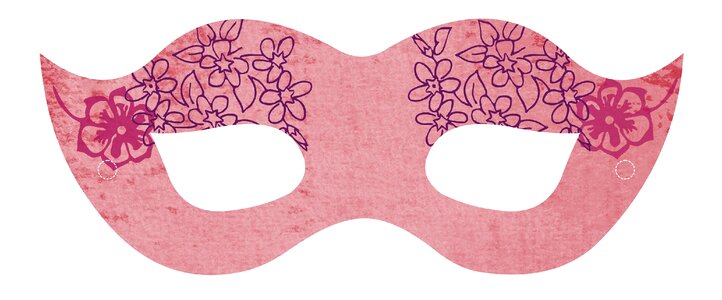 Eye party masked. Free illustration for personal and commercial use.