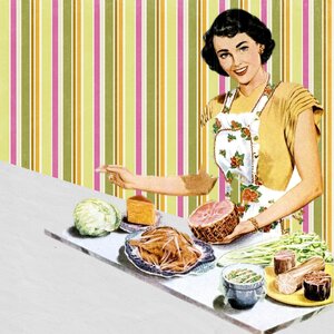 Collage art cooking. Free illustration for personal and commercial use.