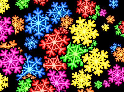 Pattern snowflakes design. Free illustration for personal and commercial use.