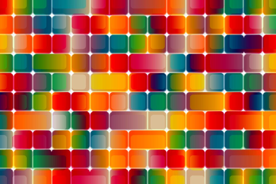 Square grid glassy. Free illustration for personal and commercial use.