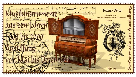 Musical instrument organ Free illustrations. Free illustration for personal and commercial use.