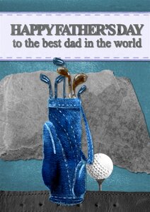 Golf clubs golf ball. Free illustration for personal and commercial use.