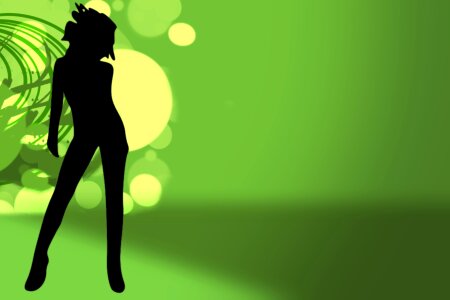 Shadow movement dance. Free illustration for personal and commercial use.