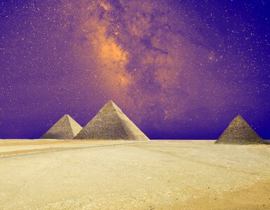 Egypt starry sky sky. Free illustration for personal and commercial use.