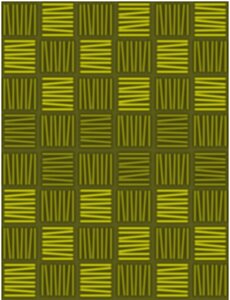 Green symmetrical repeated pattern. Free illustration for personal and commercial use.