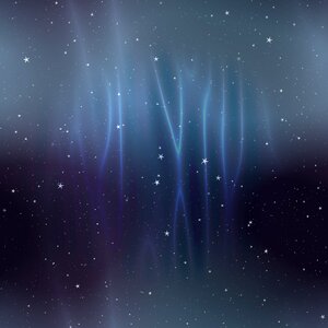 Night sky borealis. Free illustration for personal and commercial use.