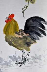 Animal chicken chinese. Free illustration for personal and commercial use.