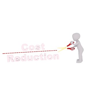 Austerity measures budget finance. Free illustration for personal and commercial use.