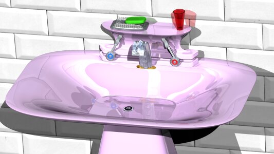 Washbasin interior decorating Free illustrations. Free illustration for personal and commercial use.