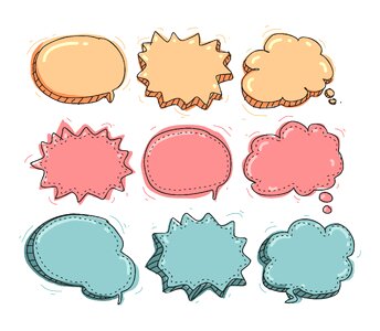 Bubble tag shape. Free illustration for personal and commercial use.