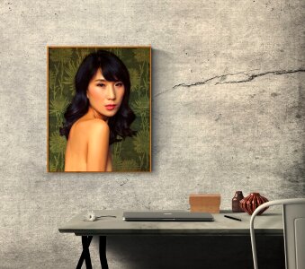 Table room portrait. Free illustration for personal and commercial use.