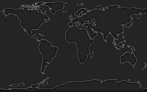 World map map of the world globe. Free illustration for personal and commercial use.