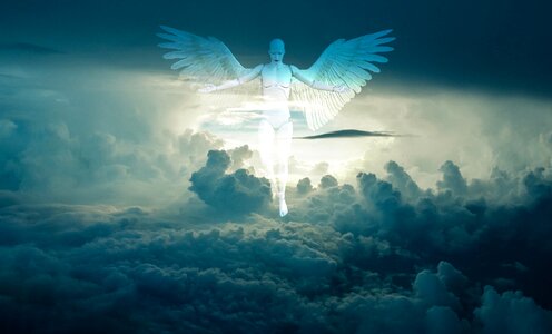 Heaven religious angelic. Free illustration for personal and commercial use.