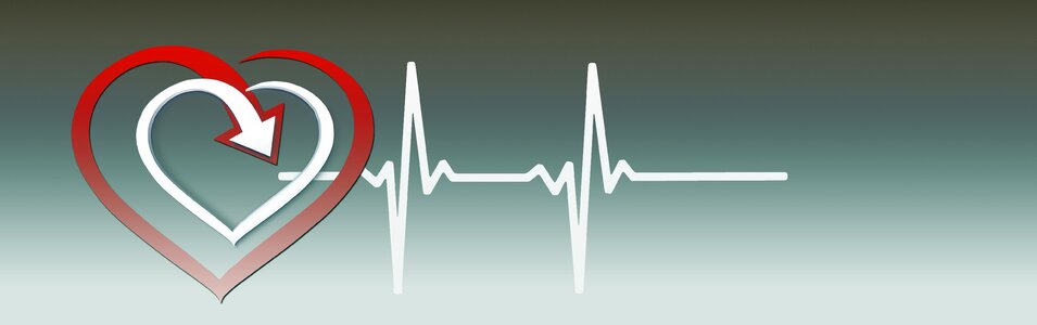 Heart rate protection care. Free illustration for personal and commercial use.