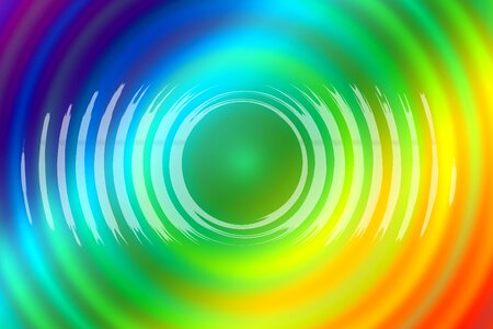 Circle wave color. Free illustration for personal and commercial use.