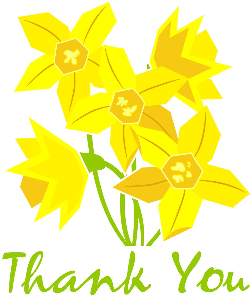 Thanks thank you plant. Free illustration for personal and commercial use.