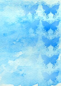 Blue white grunge paper. Free illustration for personal and commercial use.