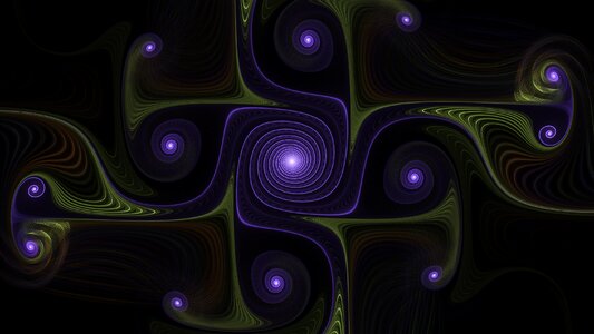 Abstract fractal art digital art. Free illustration for personal and commercial use.