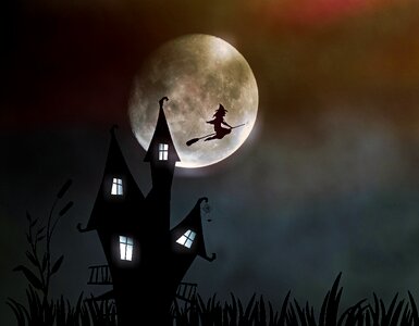 Creepy halloween fairy tales. Free illustration for personal and commercial use.