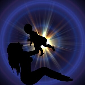 Mother child mother baby. Free illustration for personal and commercial use.