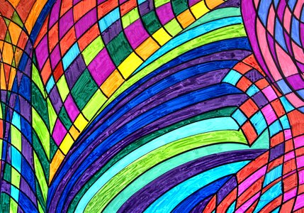 Colourful abstract Free illustrations. Free illustration for personal and commercial use.