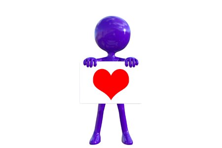 Purple man 3d Free illustrations. Free illustration for personal and commercial use.