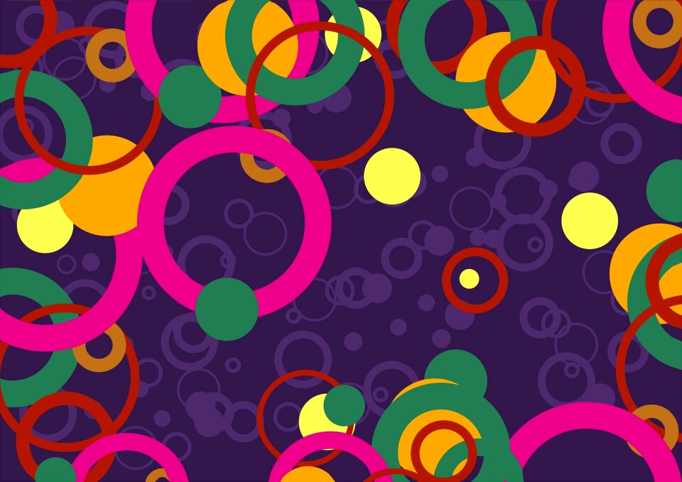Background design circles. Free illustration for personal and commercial use.