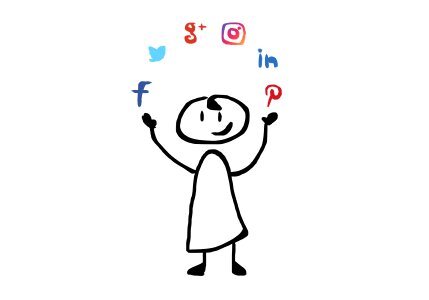 Instagram pinterest icons. Free illustration for personal and commercial use.