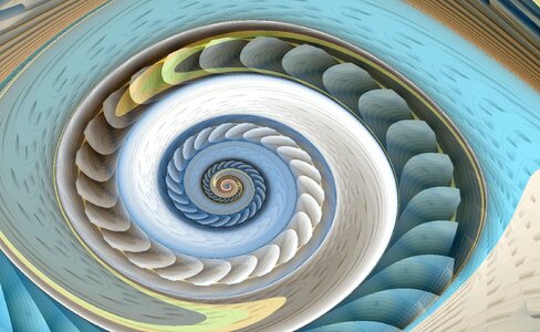Whirlpool rotate geometry. Free illustration for personal and commercial use.