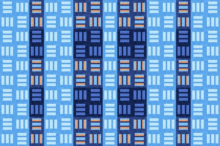 Grid cubes blue