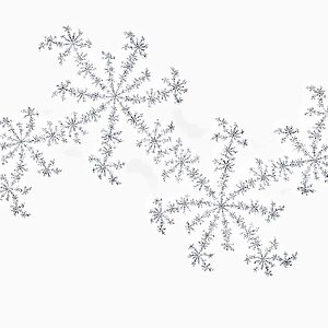 Rendered snowflake Free illustrations. Free illustration for personal and commercial use.
