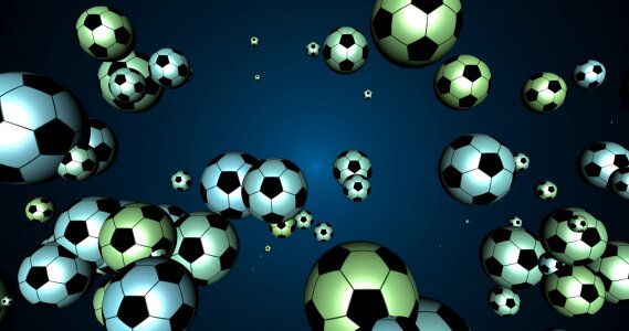 Balls football background. Free illustration for personal and commercial use.
