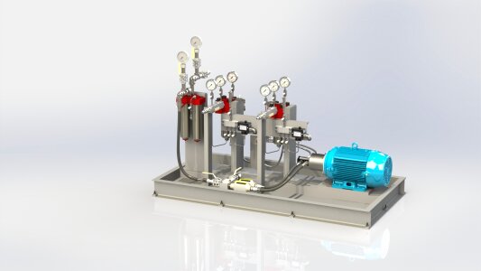 3d piping industry. Free illustration for personal and commercial use.