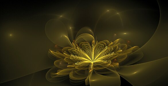 Floral fantasy petals. Free illustration for personal and commercial use.