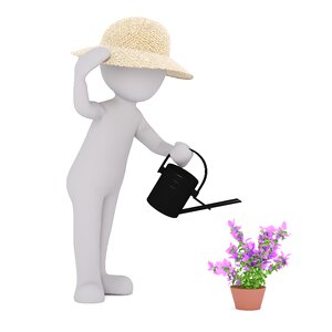 Horticulture scrub gardeners. Free illustration for personal and commercial use.
