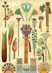 Hieroglyphs design artifact. Free illustration for personal and commercial use.