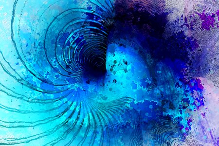 Spiral wave points. Free illustration for personal and commercial use.