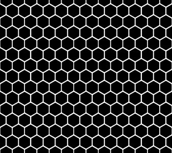 Seamless repeat seamless hexagon pattern. Free illustration for personal and commercial use.