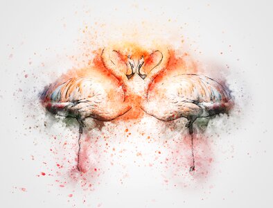 Animal art abstract. Free illustration for personal and commercial use.