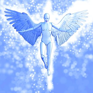 Spirit wings angelic. Free illustration for personal and commercial use.
