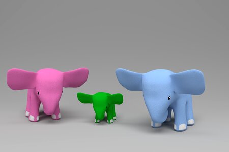 Toy elephant toy elephants pink elephant. Free illustration for personal and commercial use.