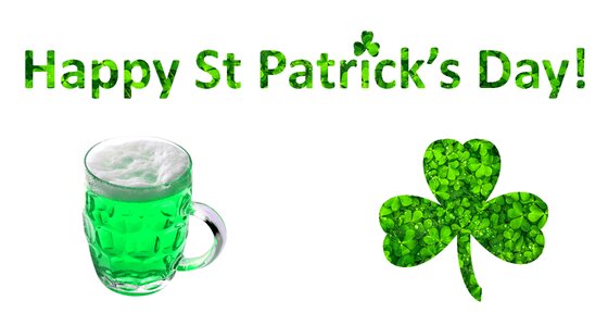 Celebration shamrock green. Free illustration for personal and commercial use.